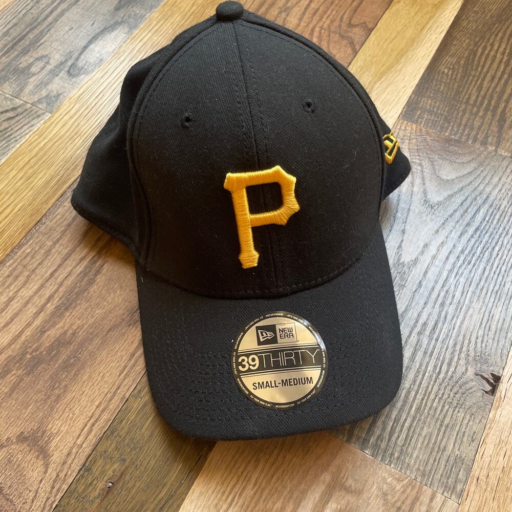 New Era 39THIRTY Pittsburgh Pirates MLB Fitted Hat Black S/M Cap